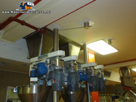 Linha de envase de latas para p�s