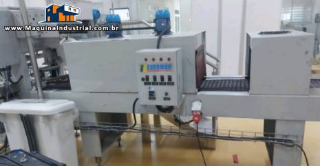 Forno t�nel de encolhimento Euromax para fardos