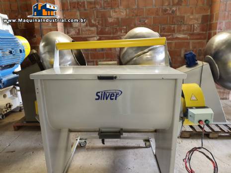 Misturador ribbon blender em a�o carbono Silver 150 litros
