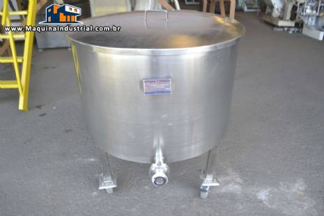 Tanque reservat�rio inox Mirainox 240 litros