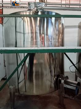 Tanque misturador em inox Zegla 5.000 litros