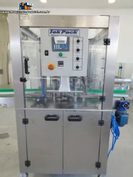 Seladora de potes frascos autom�tica em a�o inox TekPack