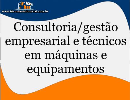 T�cnico / Consultoria em m�quinas e equipamentos para ind�stria de saneantes