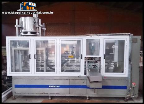 Envasadora embaladora empacotadora para p� filme papel SOS pr� formada