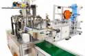 M�quina autom�tica para fabricar m�scaras TNT com aplicadora de el�stico 100 m�scaras / minuto