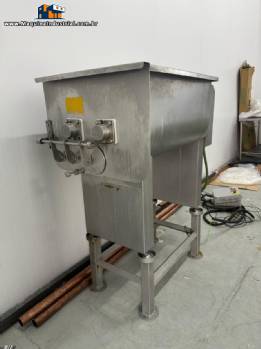 Misturador eixo duplo de ps carne em inox Frigomaq 300 litros