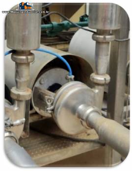 Bomba centrfuga sanitria em ao inox Triclover 15 m / h