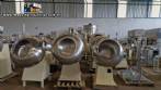 Lote de dez drageadeiras em a�o inox com capacidades entre 150 litros e 350 litros
