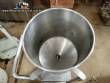 Tanque de transfer�ncia com suporte e rodinhas em inox 20 litros
