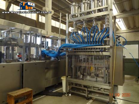 Termoformadora FFS para potes de iogurte Synerlink Dinieper