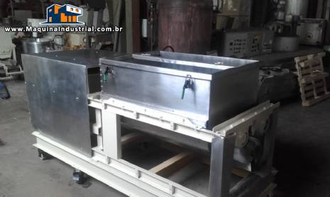 Misturador Sigma em a�o inox com rosca extratora para 500 L
