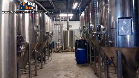 F�brica completa para produ��o de cerveja