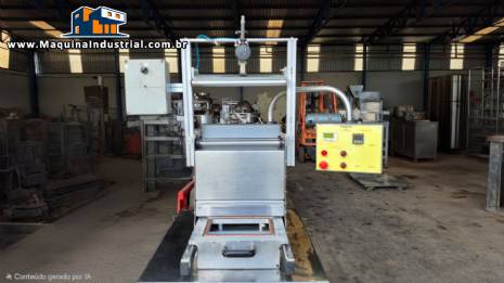 Termoformadora embaladora seladora semiautom�tica de embalagens Indata