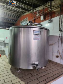 Tanque em inox de expanso resfriamento de leite Boumatic 1320 litros