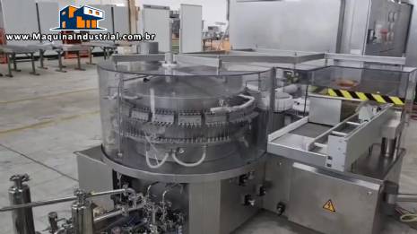 T�nel de despirogeniza��o e esteriliza��o em inox Bausch de ampolas frascos de vidro com CFR 21