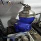 Centrfuga separadora am ao inox para separar as fases do sangue animais Alfa Laval