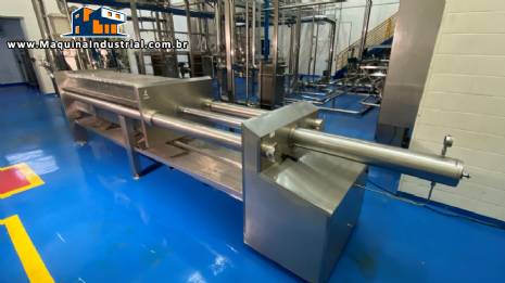 Filtro prensa em a�o inox 316 70 placas hidr�ulico Strassburger Filter