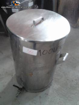 Tanque em a�o inox para 100 L