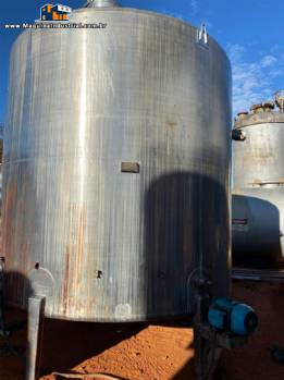 Tanque fervedor em inox Zegla 15.000 litros
