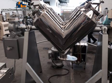 Misturador industrial em V a�o inox
