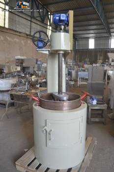 Tacho de cobre a g�s para crocantes Incapi