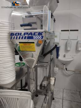 Balana dosadora envasadora em inox Golpack 5000
