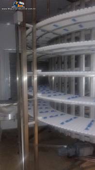 T�nel de congelamento helicoidal girofreezer ultracongelador ATS Brasil