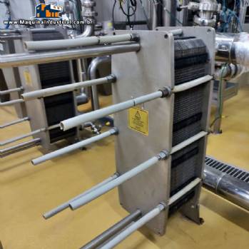 Trocador de calor em a�o inox Alfa Laval