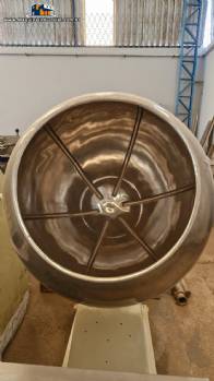 Drageadeira com talisca com bojo em ao inox 100 litros