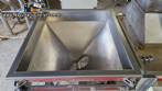 Silo de transferncia com rosca helicoidal transportadora inclinada em inox Maqinox