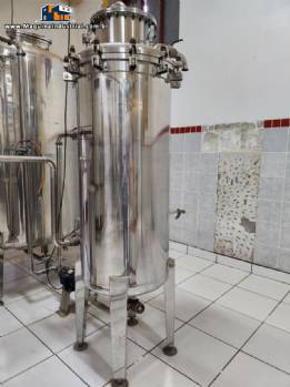 Filtro declorador em a�o inox para bebidas Zegla