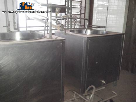 Sistema de pasteuriza��o matura��o para sorvetes