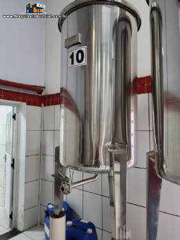 Tanque em a�o inox 500 litros Zegla