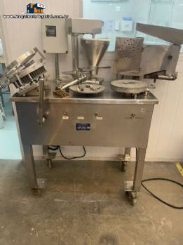 Encapsuladora envasadora em inox semi autom�tica Erli para c�psulas 0 e 1