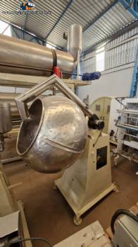 Drageadeira com talisca com bojo em a�o inox 100 litros com insuflador