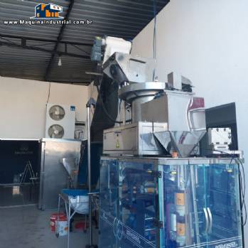 Linha para fabrica��o e ultra congelamento de salgados e doces 15.000 unidades por hora