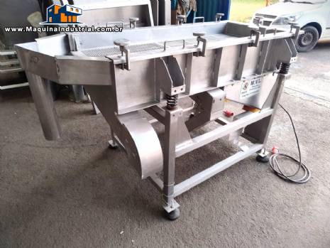 Peneira vibrat�ria horizontal em a�o inox MVL
