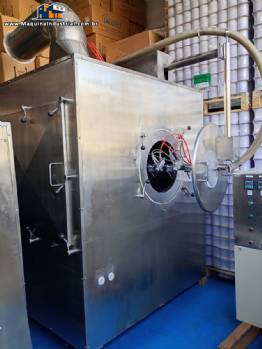 Revestidora coater drageadeira em inox 304 Lawes