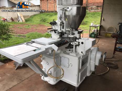 Prensa e embrulhadora embaladora portif�lio de caldos de carnes Corazza