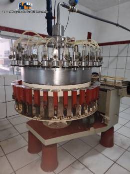 Envasadora rotativa autom�tica com 36 bicos de garrafas frascos de vidro