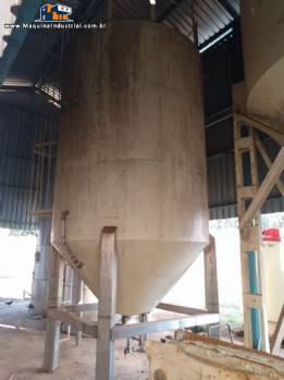 Silo encamisado isolado para armazenamento de glucose gordura interno a�o inox 15.000 litros