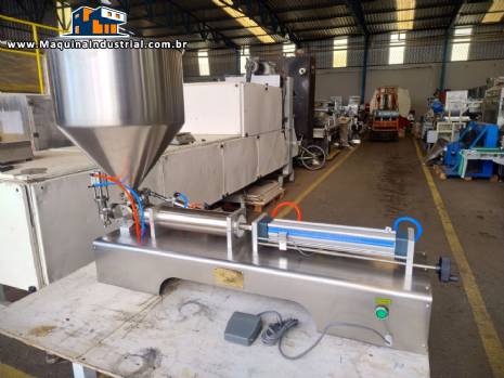 Envasadora em inox 1 bico de bancada 100 ml a 1000 ml