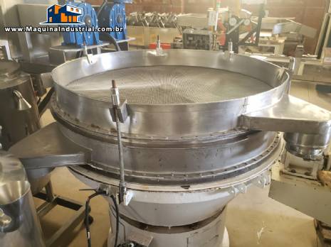 Peneira vibratria em ao inox circular 2 estgios MVL