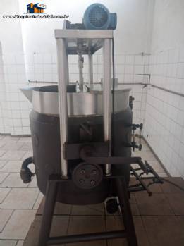 Tacho misturador cozinhador em inox  gs 300 litros