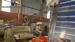 Alimentador posicionador abastecedor em a�o inox de tampas Norma