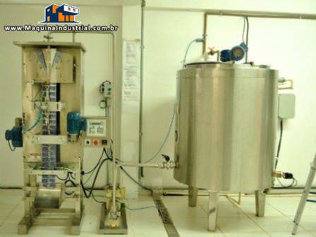 Linha para fabrica��o de cremosinho geladinho