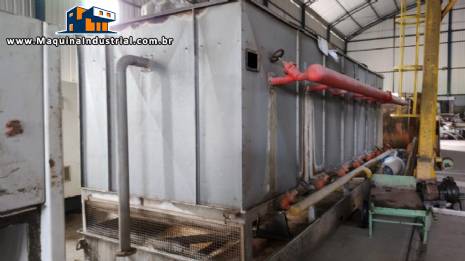 Condensador evaporativo para am�nia