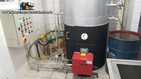 Caldeira a g�s para 250 kg hora