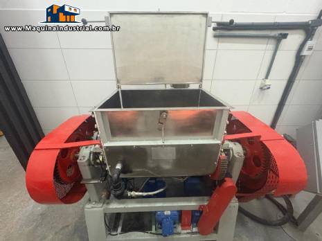 Masseira misturador sigma inox encamisado em inox 120 litros M.H. Equipamentos