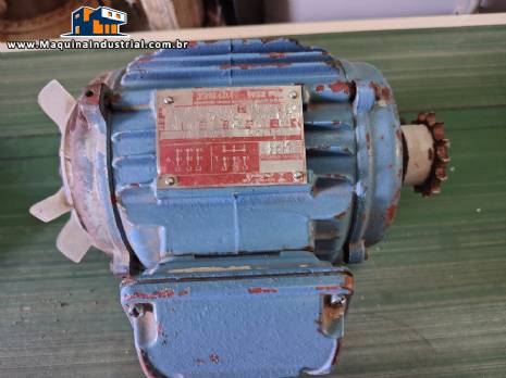 Motor de indu��o trif�sico WEG 1 CV